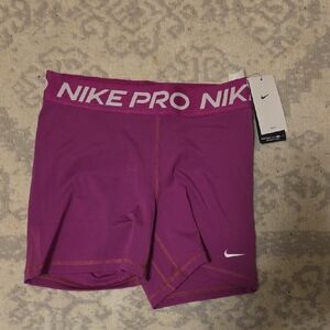 Nike Women's Magenta Athletic Shorts